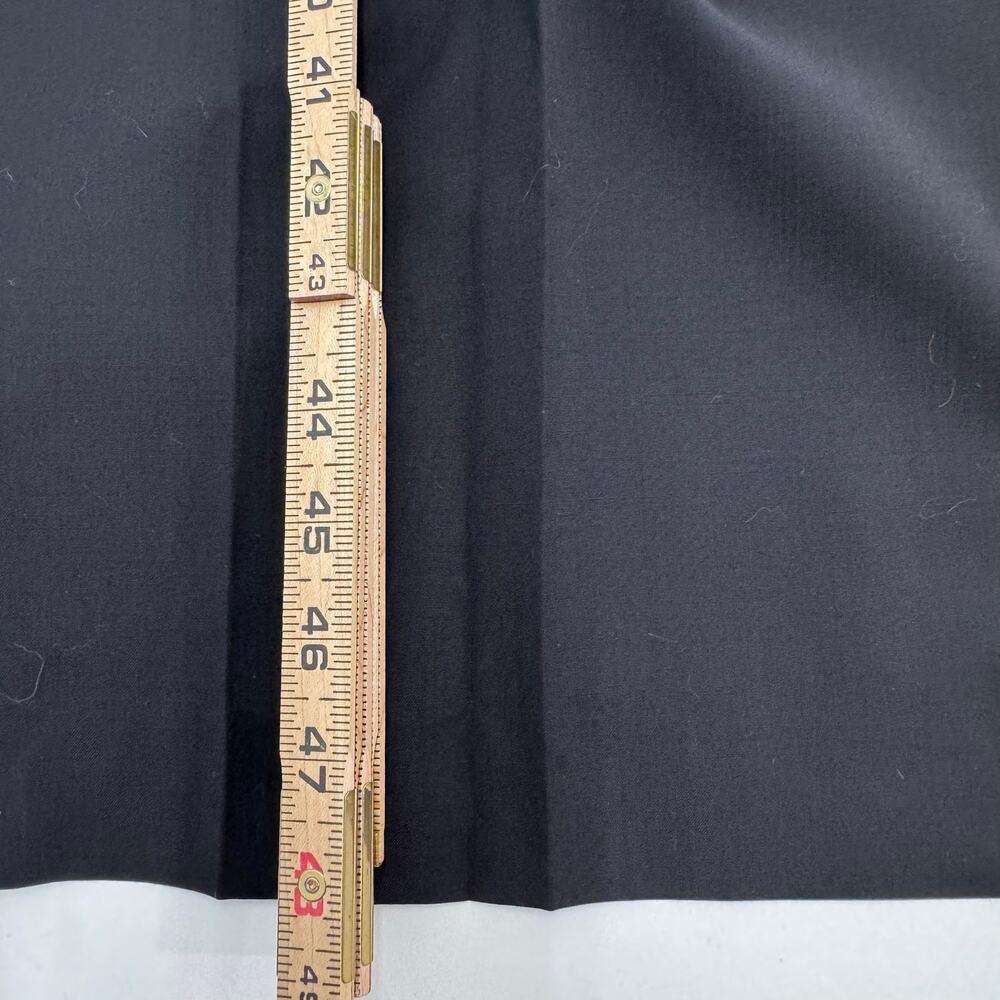 NWT Marina Rinaldi Black Virgin Wool Shirt Dress Belted US 20 Neutral Minimalist - Picture 6 of 10